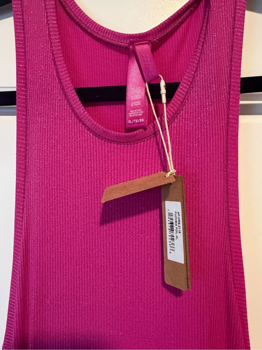 SKIMS Skims Soft Lounge Shimmer Racerback Maxi Dress - Pink - Picture 1 of 2